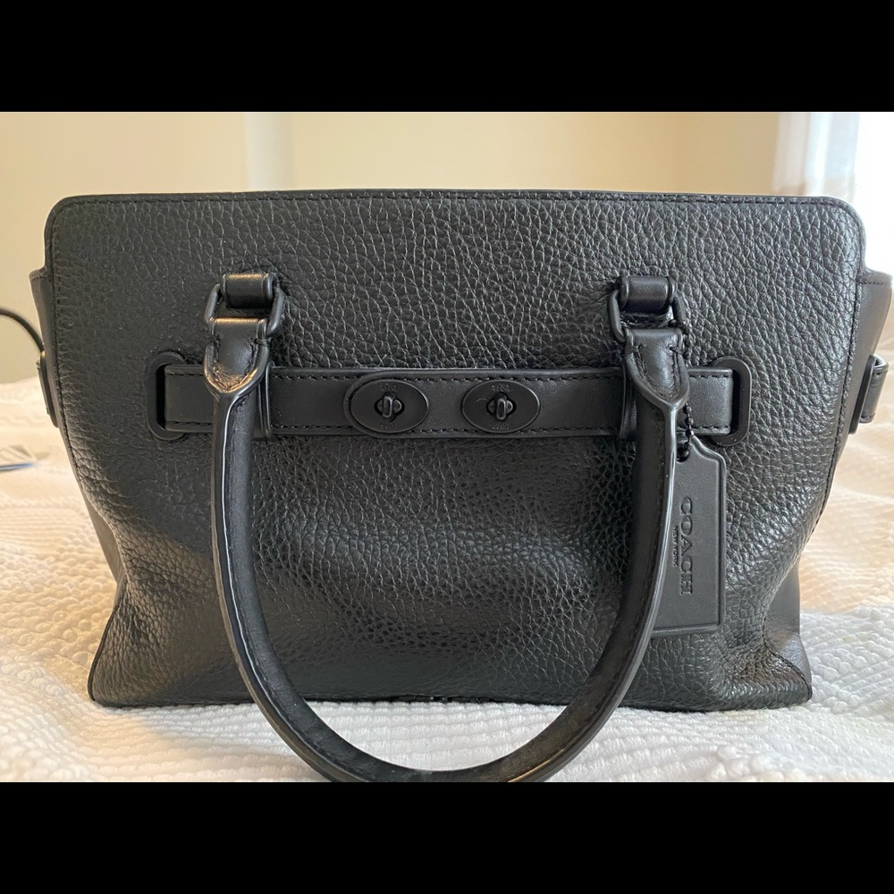 Coach “Blake” bubble leather bag